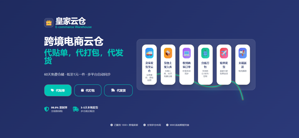 皇家云仓是什么？60天免费仓储+一件代发到底有多香？