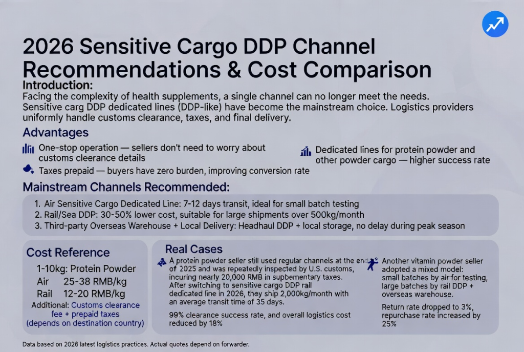 2026保健品跨境物流新规：蛋白粉、营养品寄国外最新渠道干货