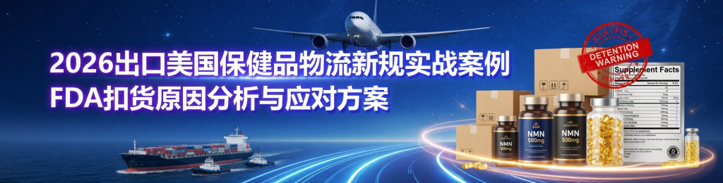 2026出口美国保健品物流新规：FDA扣货原因分析与应对方案