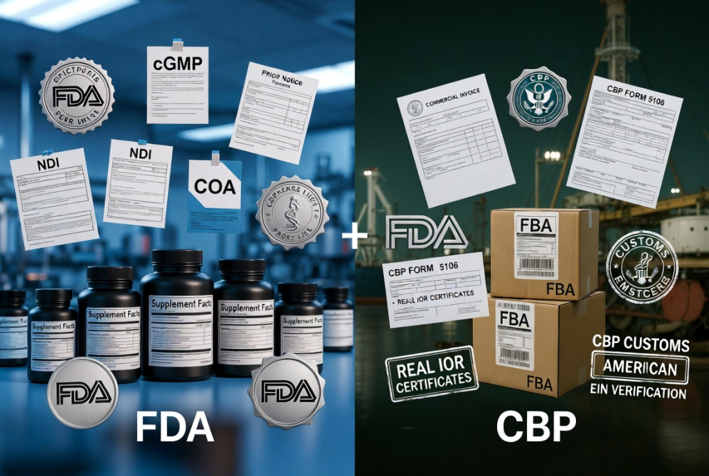 2026美国IOR新政下保健品FBA头程双清包税合规发货指南