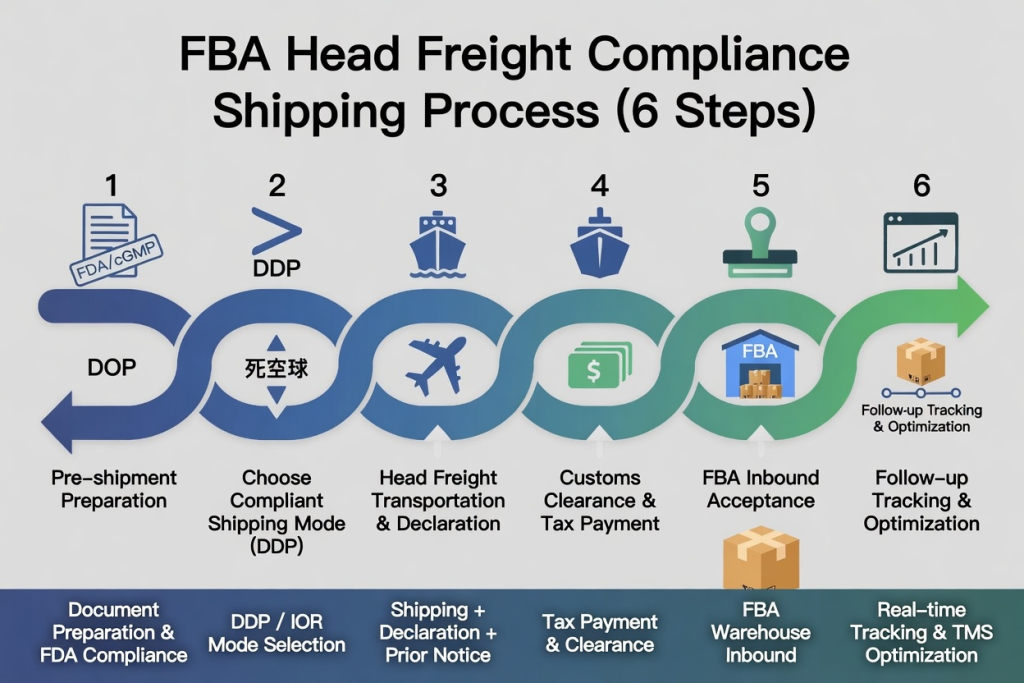 2026美国IOR新政下保健品FBA头程双清包税合规发货指南