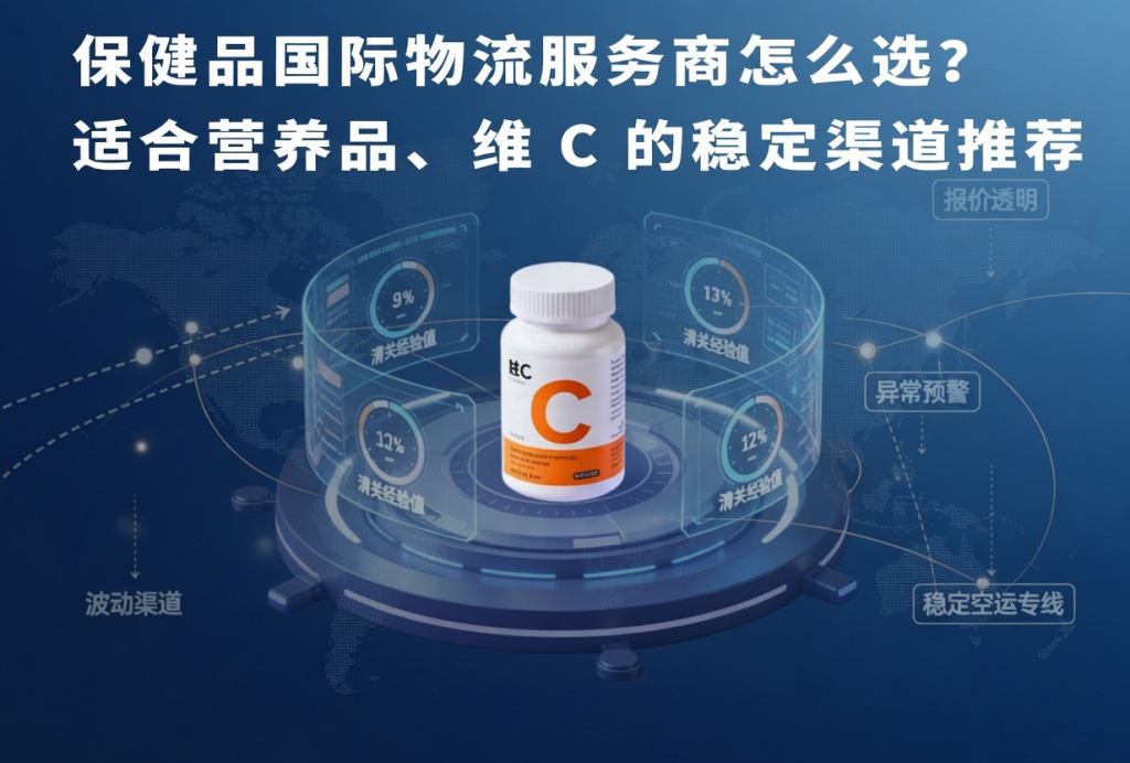 保健品国际物流服务商怎么选？营养品维C稳定专线渠道推荐