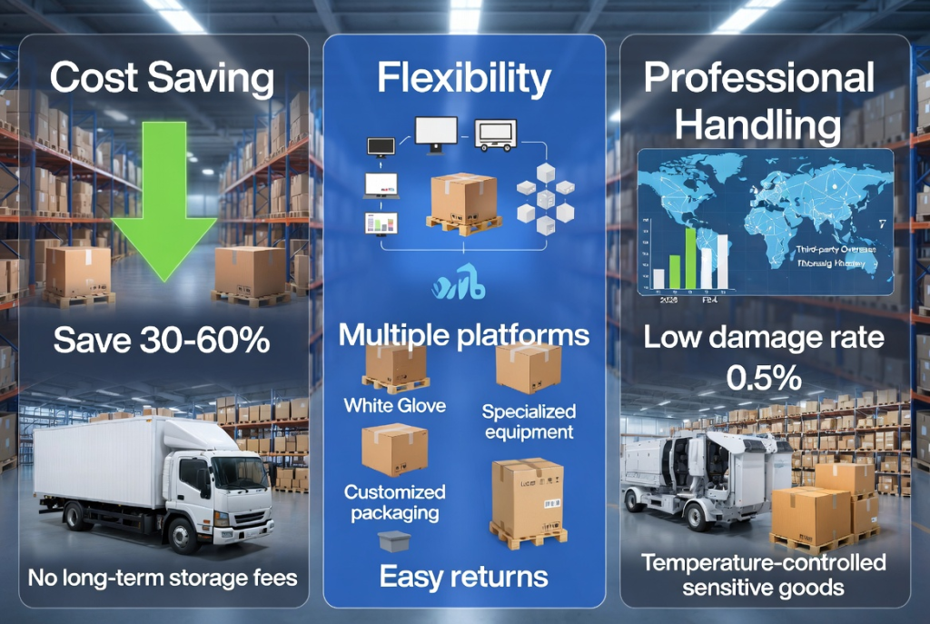 大件、重货、敏感品：云仓代发完胜FBA？2026真实案例对比