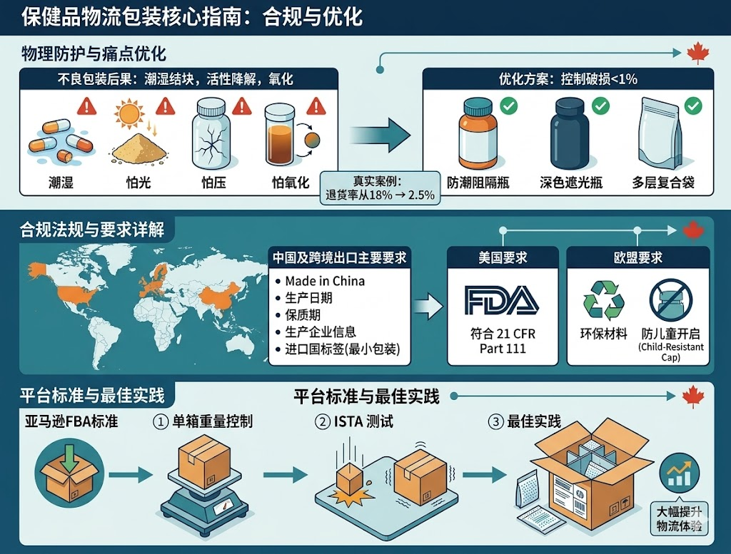 保健品物流包装要求与最佳实践：减少破损和退货率全攻略2026